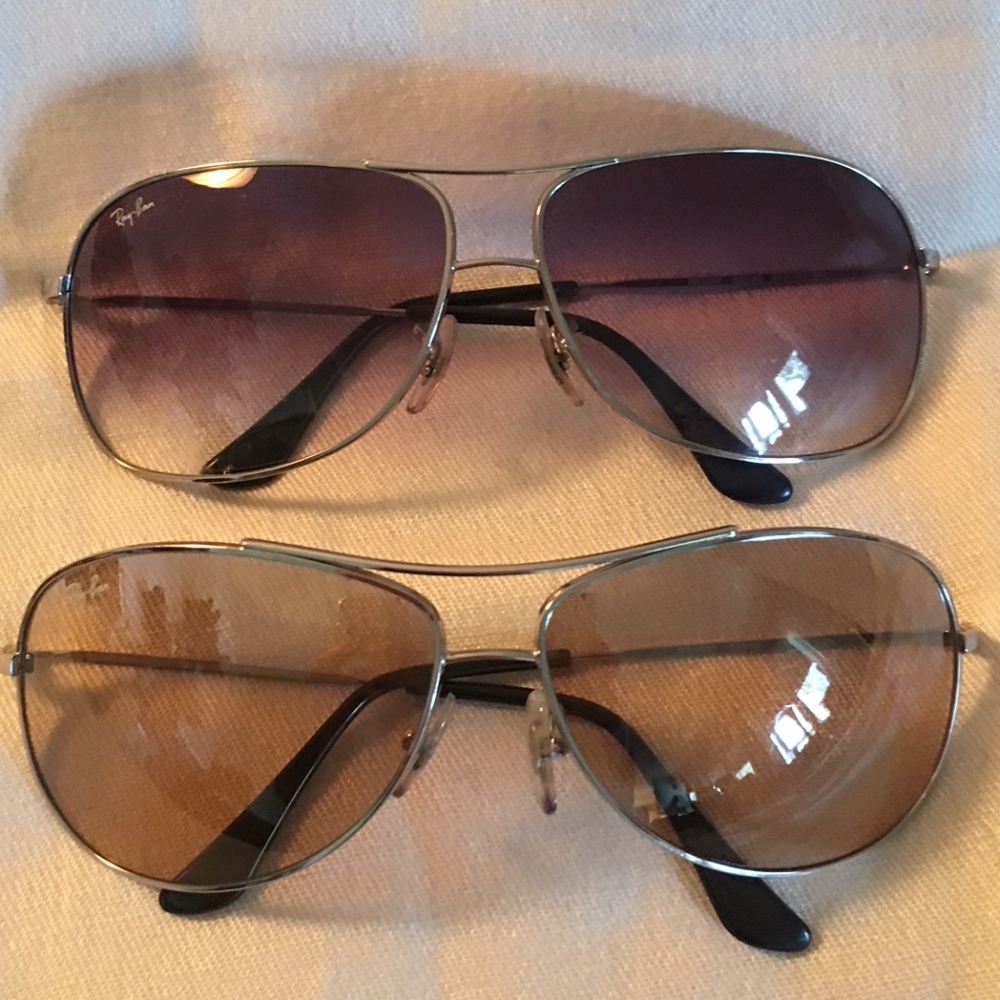 Set of RayBan Aviator Sunglasses